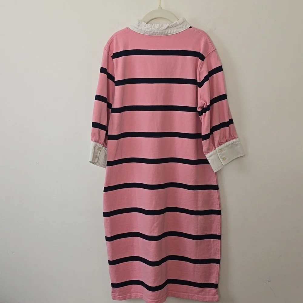 Ralph Lauren Vintage Pink Stripe Polo Dress